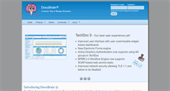 Desktop Screenshot of docubrain.com